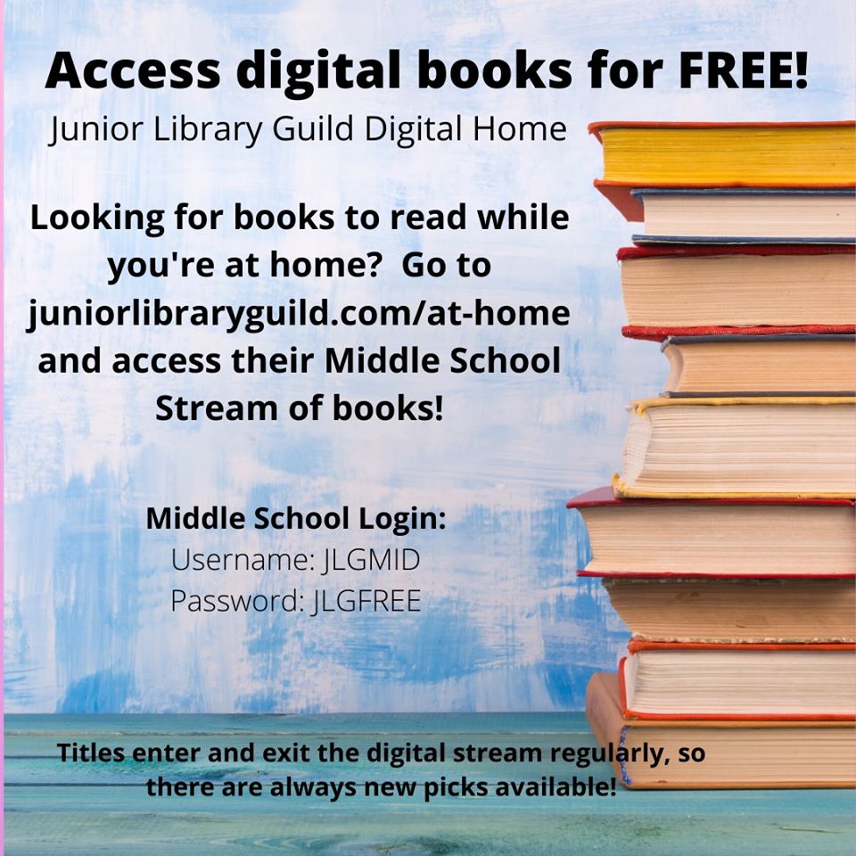 Access to free ebooks through JLG