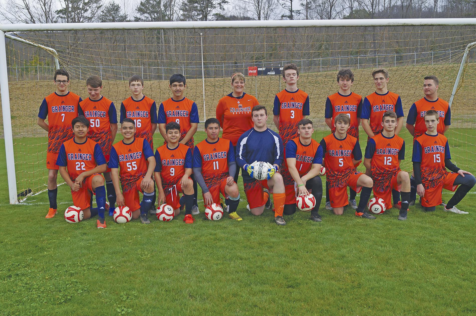 Men's soccer team photo Men's soccer team photo