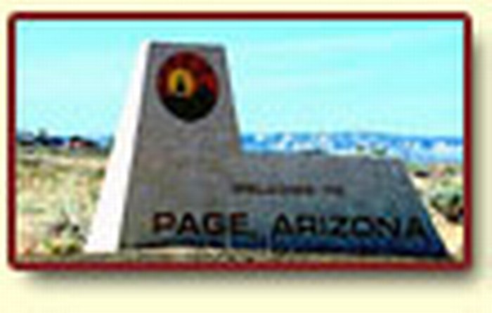 Page, Arizona Sign