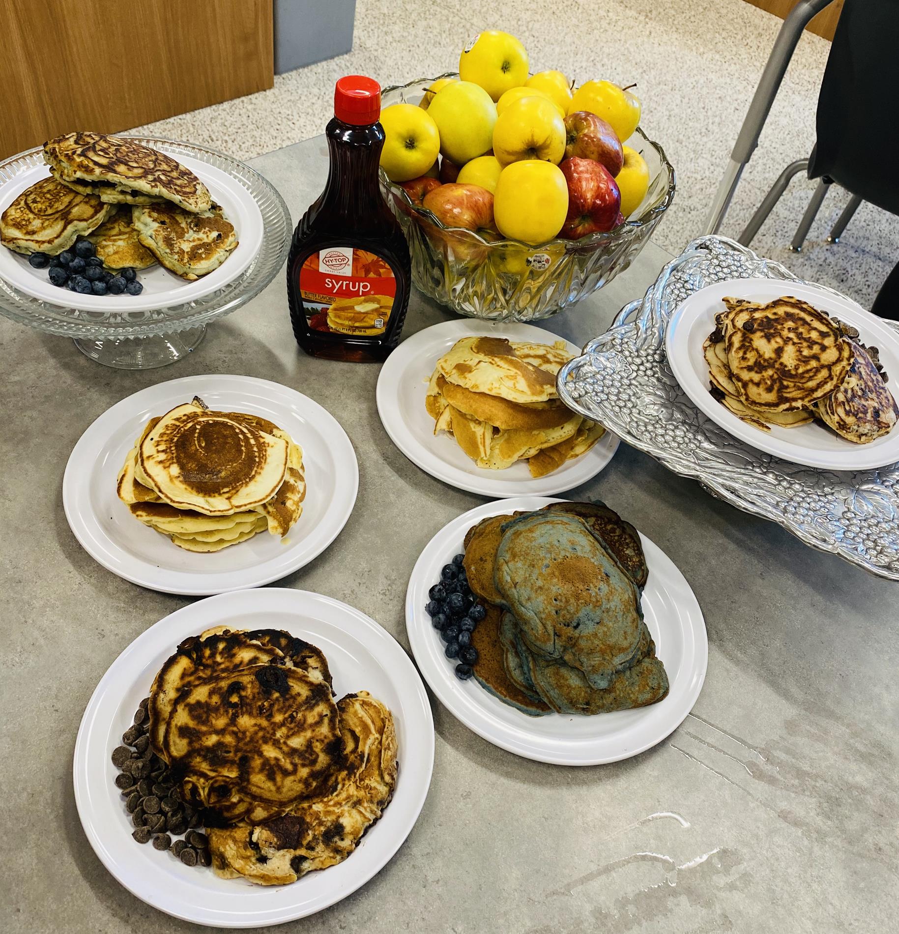Food, Nutrition and Wellness: Chocolate-Chip, Blueberry, and Original Pancakes