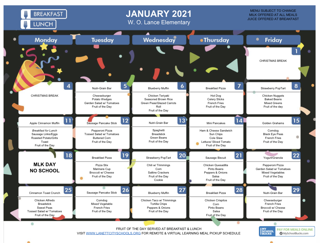 Jan Menu Jan Menu