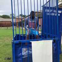 Individuals had an opportunity to dunk the PE coach in the dunking booth!