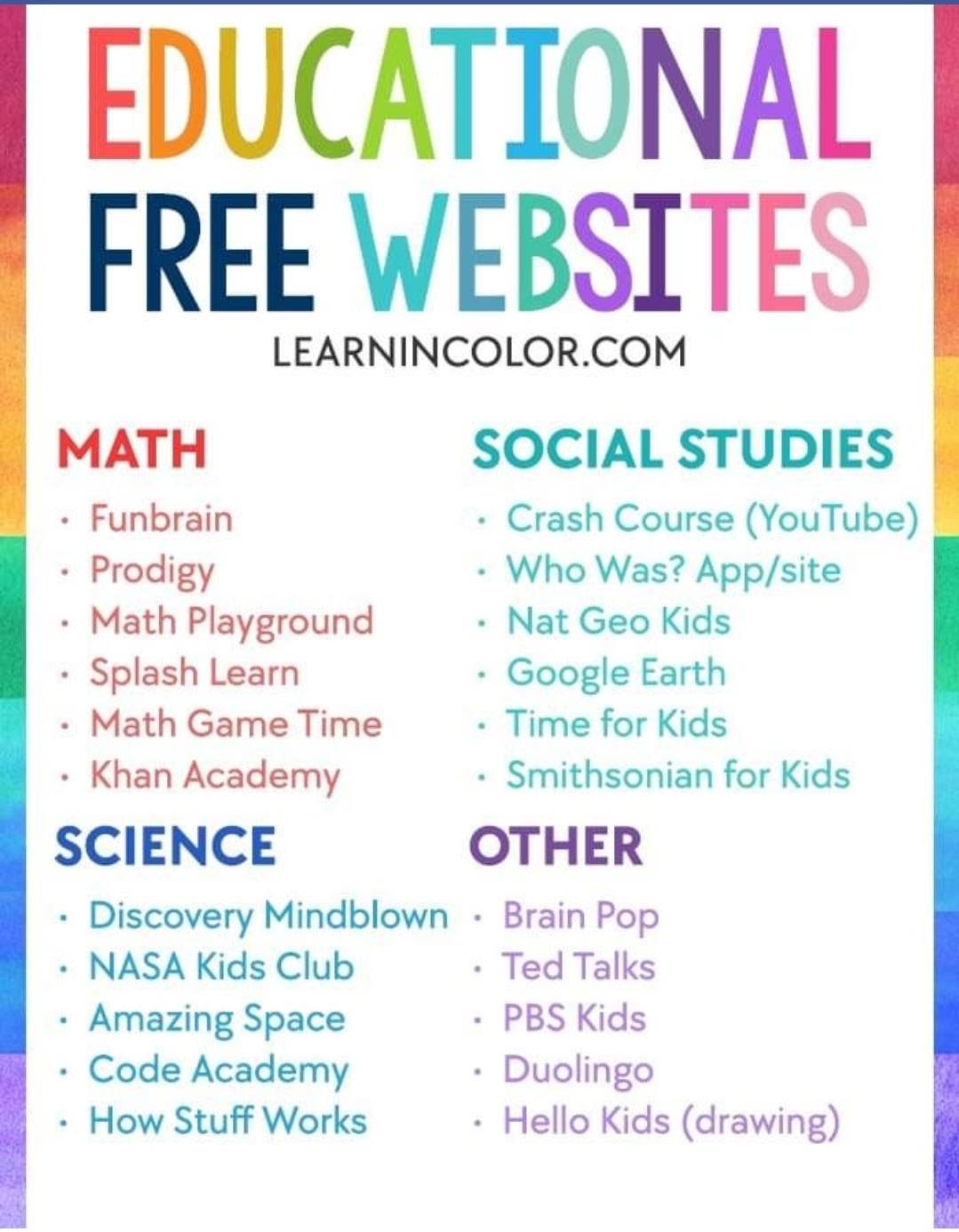 Free Educational Websites