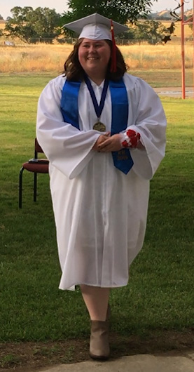 Rebecca Ross graduate of 2019