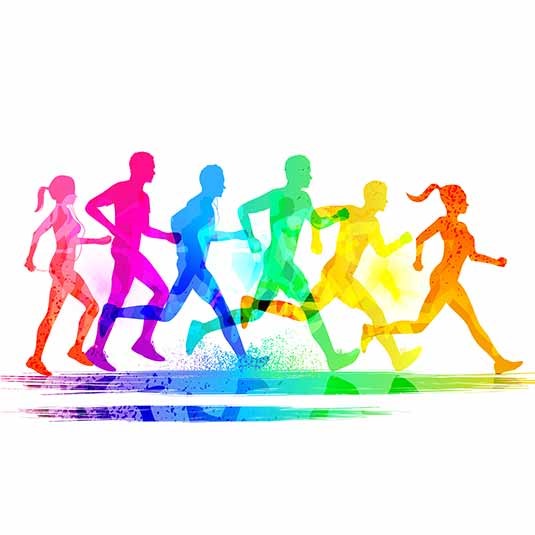 Rainbow runners