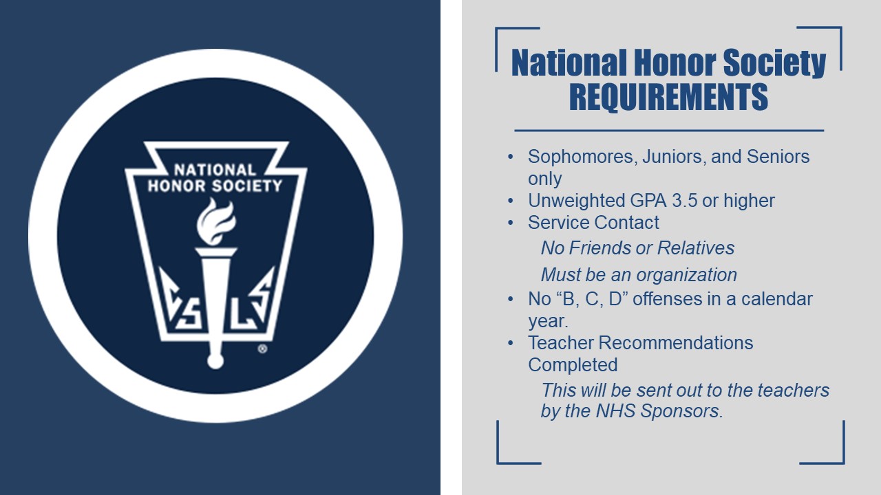 national honor society