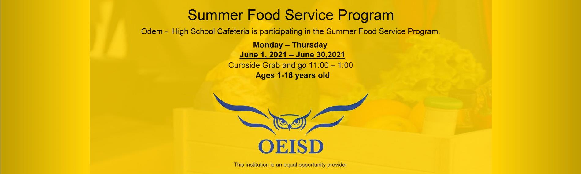 Summer Food Service Program