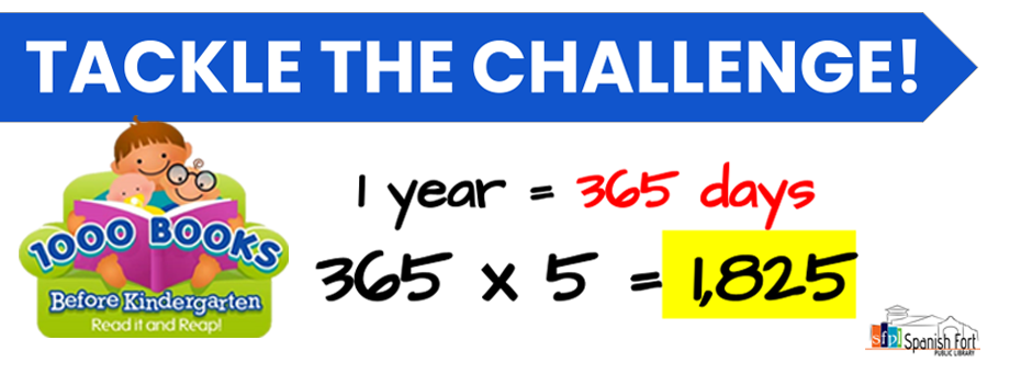 1000 Books Before Kindergarten Beanstack Challenge