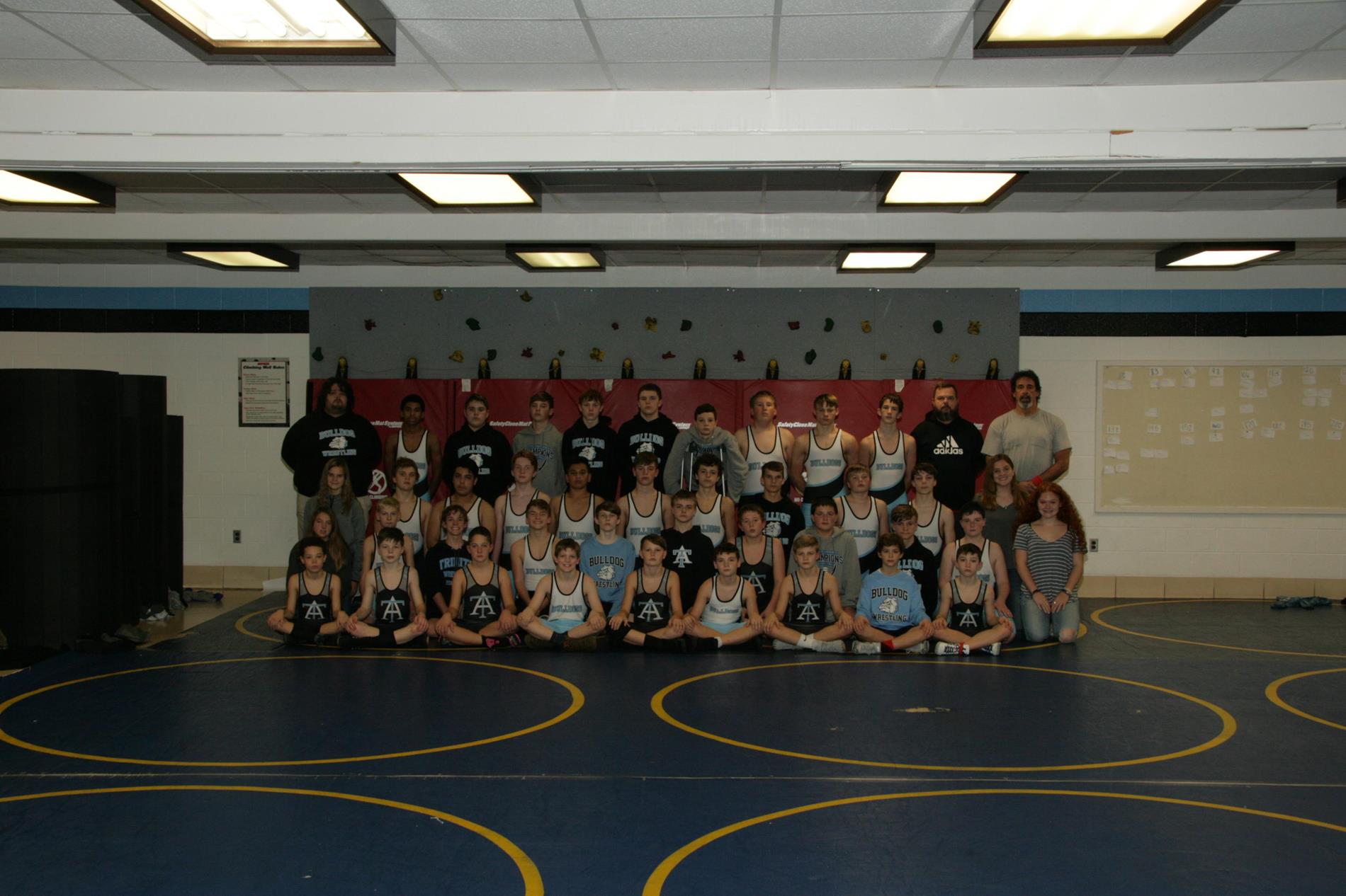 Wrestling team photo Wrestling team photo