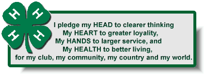 4H Club pledge