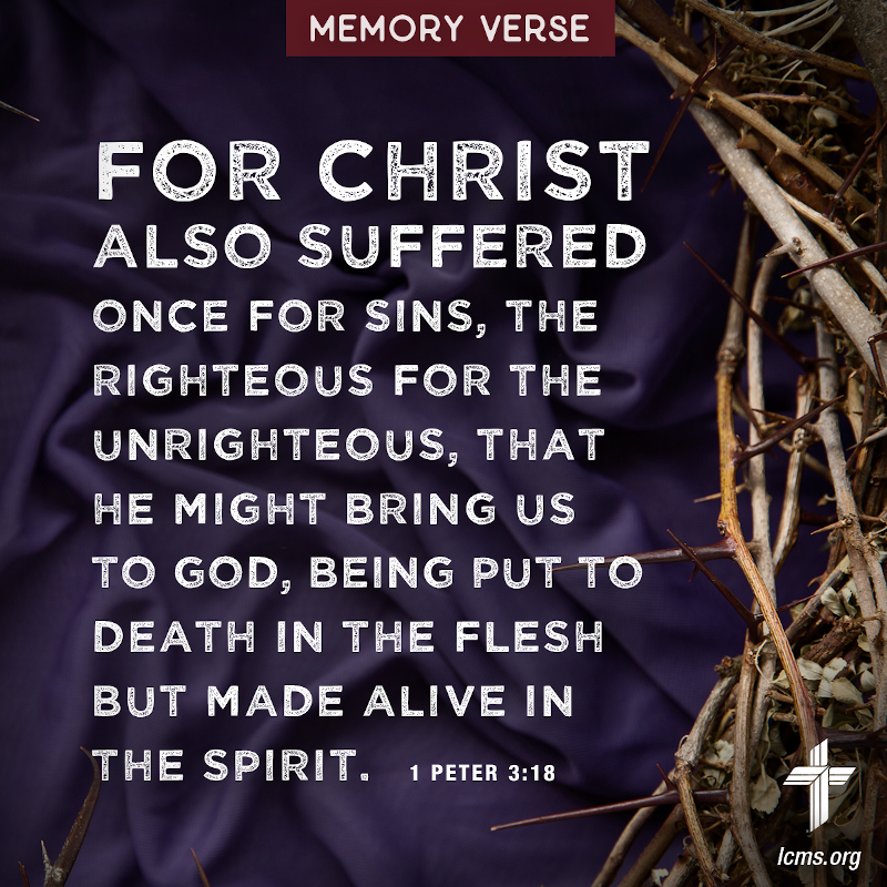 1 Peter 3:18