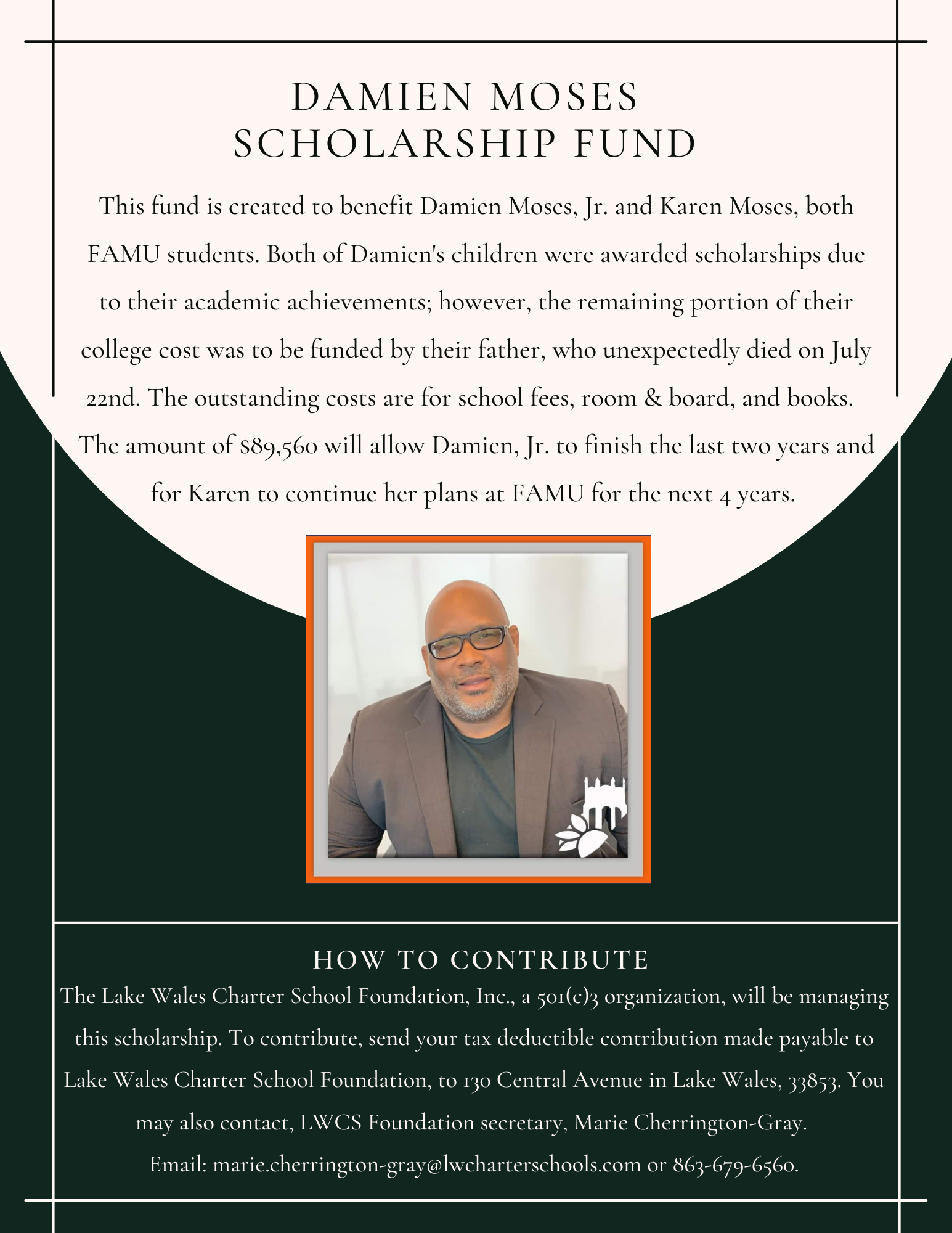 Dr. Damien Moses Scholarship