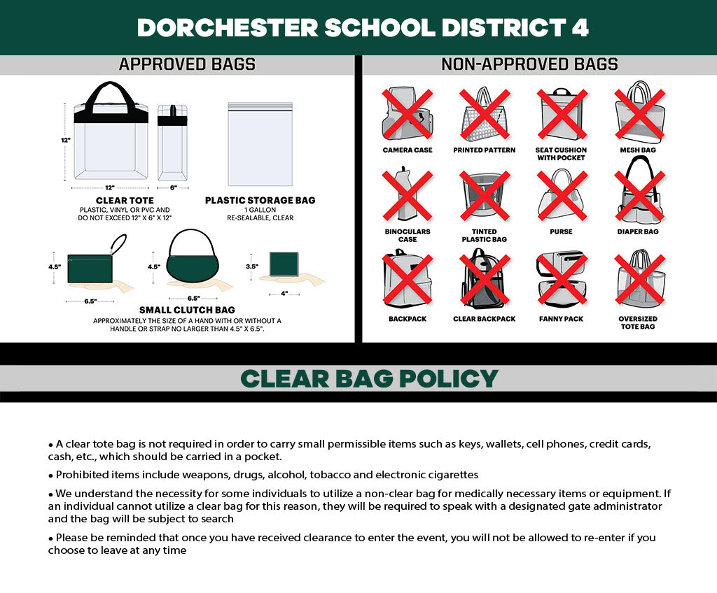 clear bag Policy
