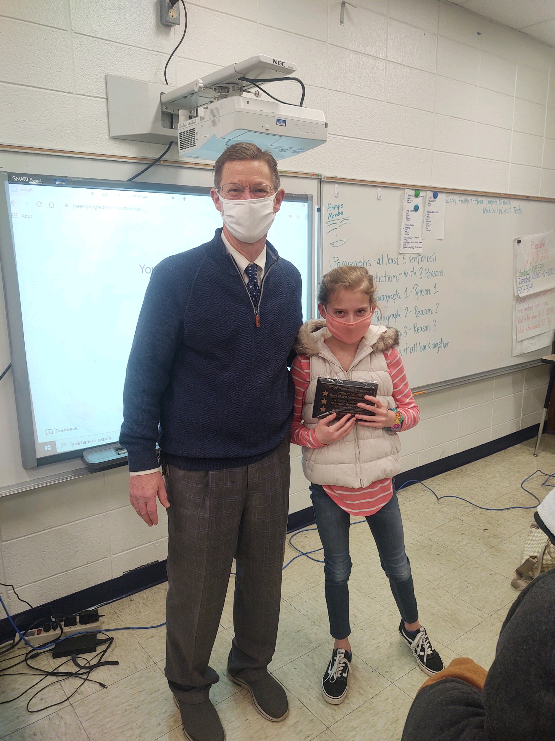 Lyndsay Browder and Mr. Reaves