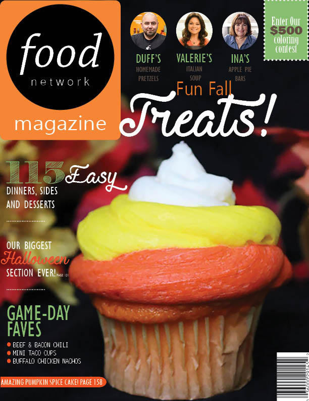Food Magazine Cover Page