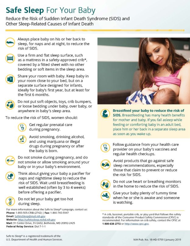 Safe Sleep for Your Baby English Safe Sleep for Your Baby English