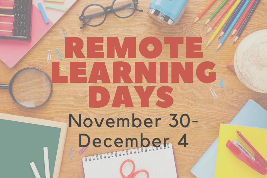 Remote learning announced