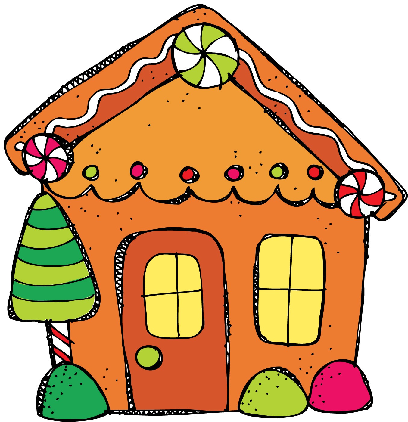 animated gingerbread house