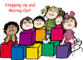 stepping up and moving out stepping up and moving out