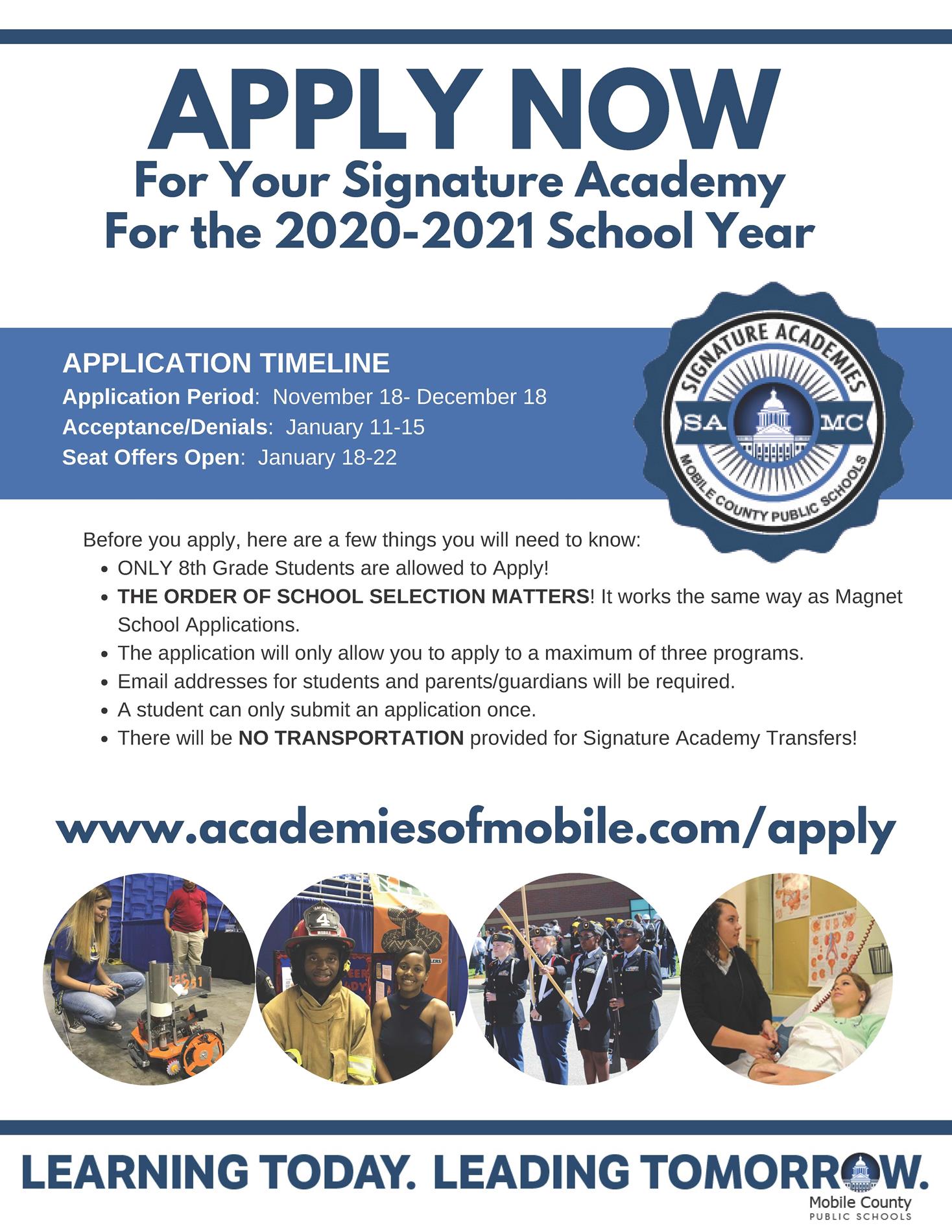 academy application academy application