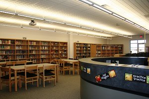 Interior View of RLHS Library