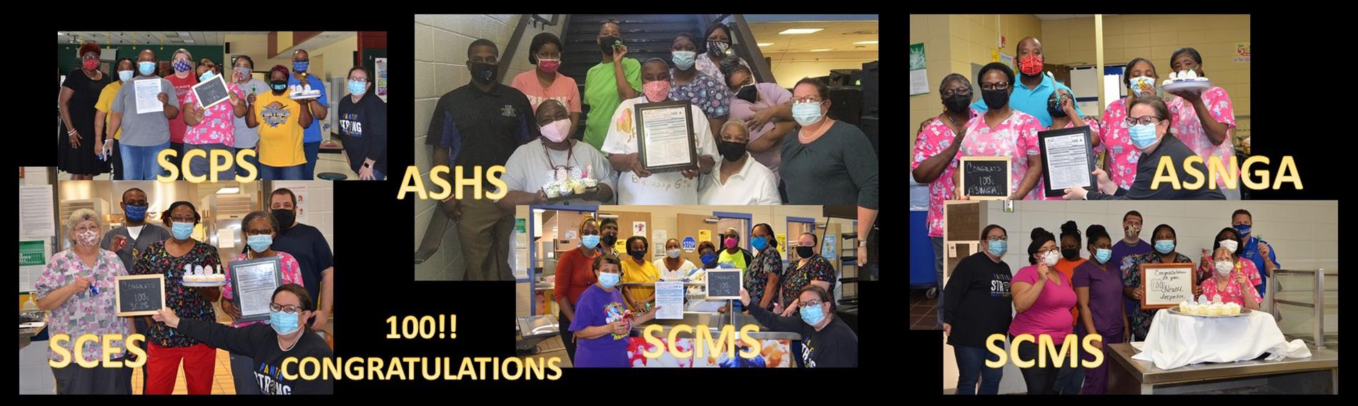 Sumter County Schools Receive 100 for Second Consecutive Health Inspection Cycle