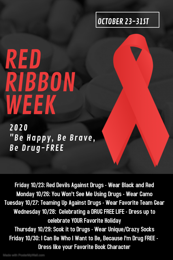 Drug Free Week flyer