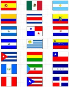 spanish flags