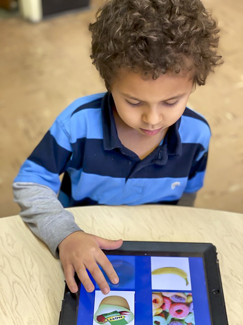 boy on ipad