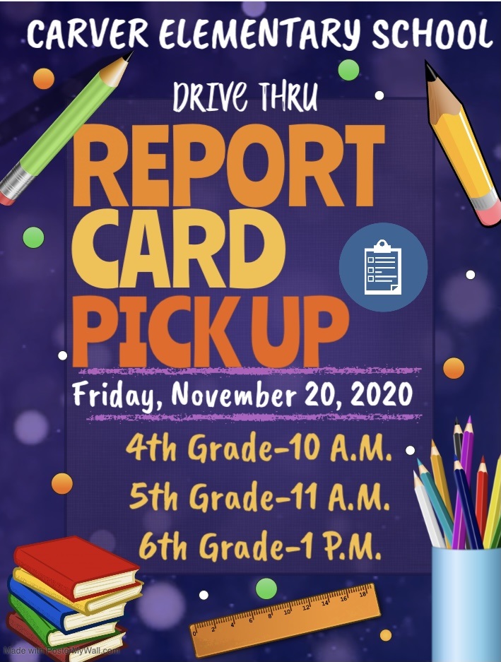 Drive-Thru Report Card Pick-Up