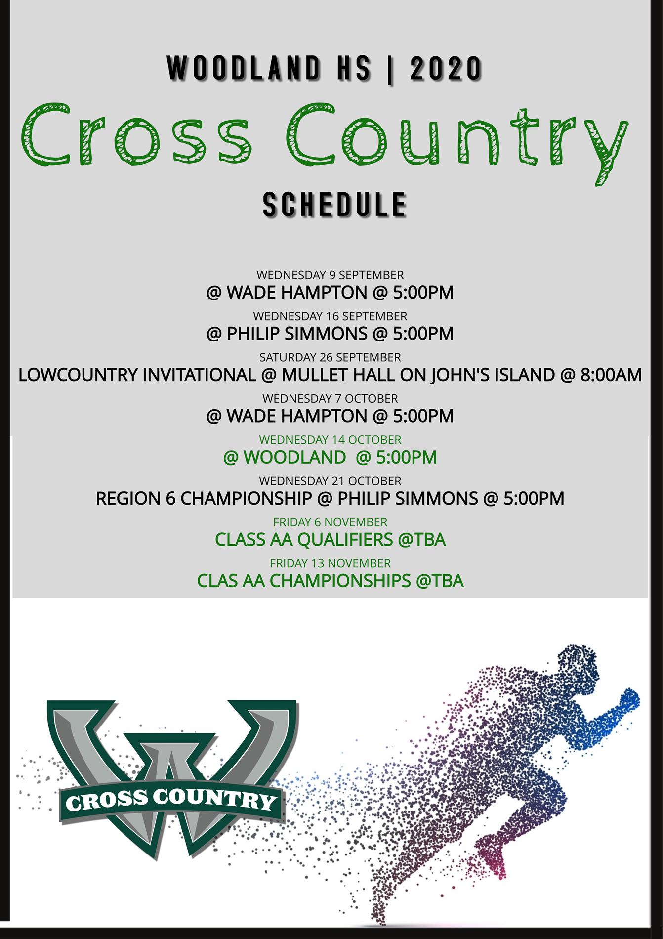 Woodland High School Cross Country Schedule