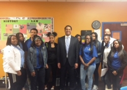 Mayoral Candidate Visits Civic Engagement Class