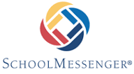 Circular logo for School Messenger