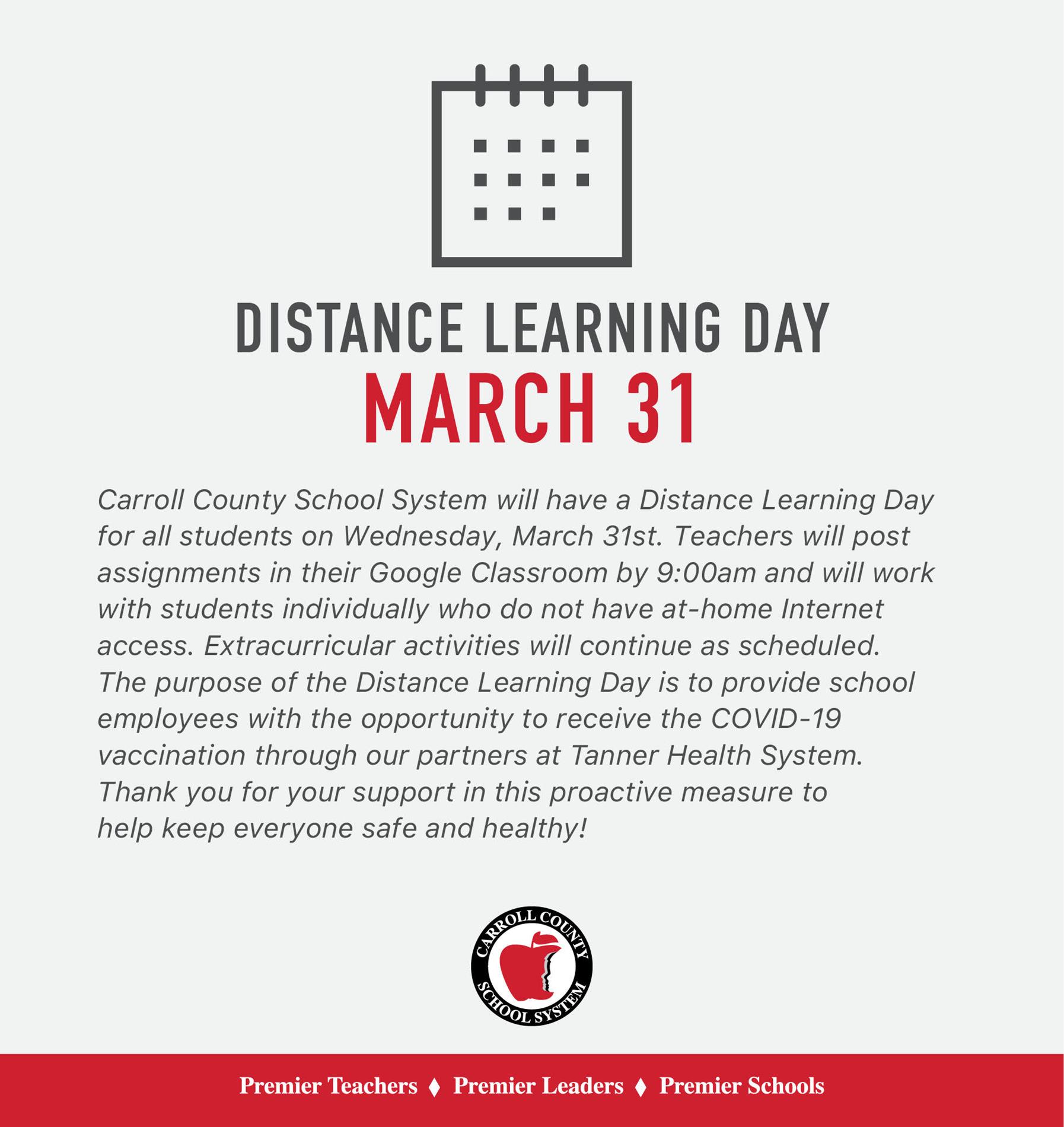 Infographic on Distance Learning Day