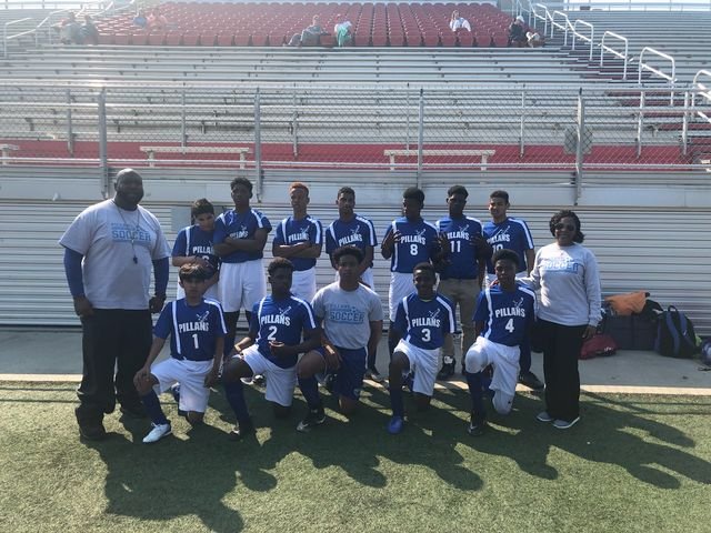 2019 Boys Soccer Team and Coaches Jackson and Gray