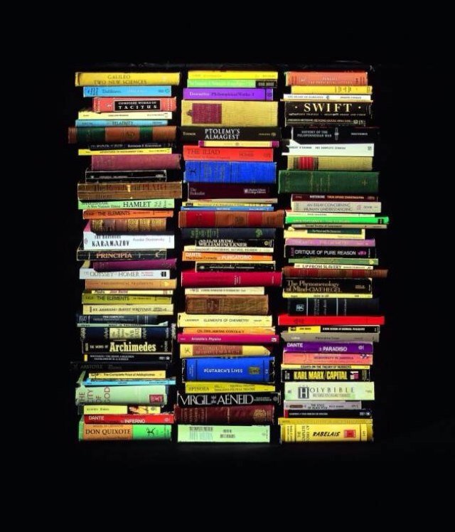 Great books Stacked