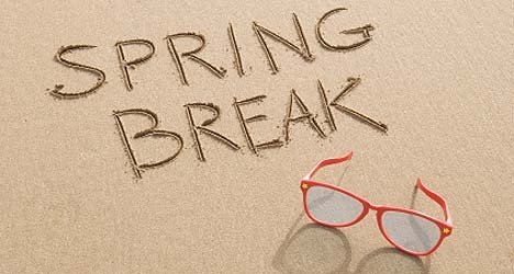 SPRING BREAK: MARCH 8-12, 2021