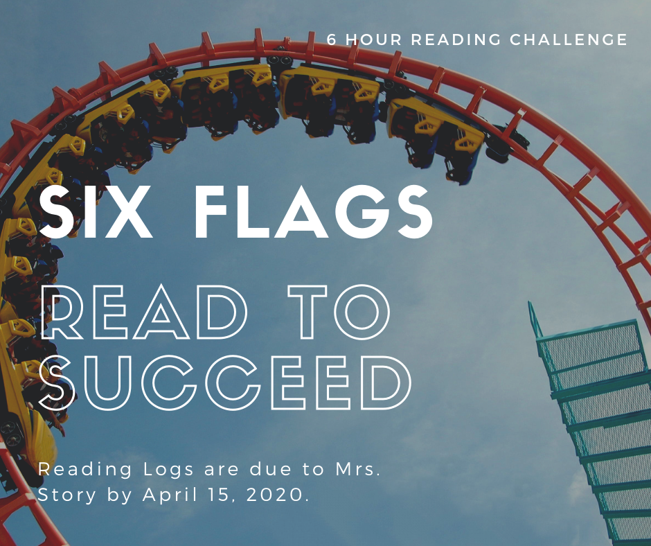 Six Flags Reading Challenge Six Flags Reading Challenge