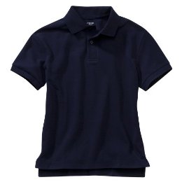 Boys navy polo shirt