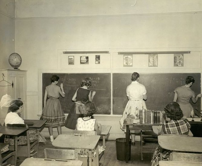 Vintage Classroom old picture