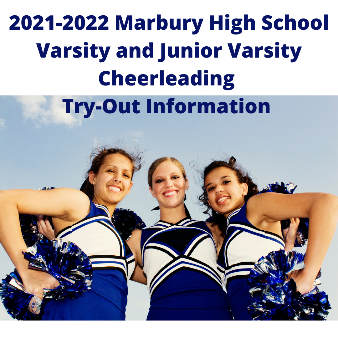 2021-2022 Marbury High School Varsity and Junior Varsity Cheerleading Try-Out Information