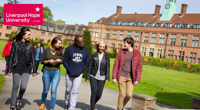 Students walking