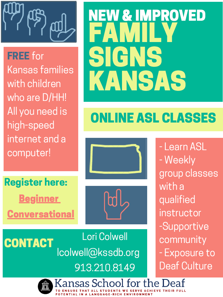 New & Improved Family Signs Kansas Online ASL Classes