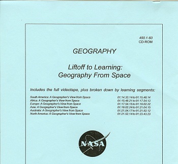 GEOGRAPHY Liftoff to Learning: Geography From Space