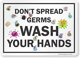 Wash Your Hands to Keep from Spreading Germs.