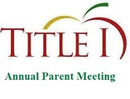 Title I Meeting with apple