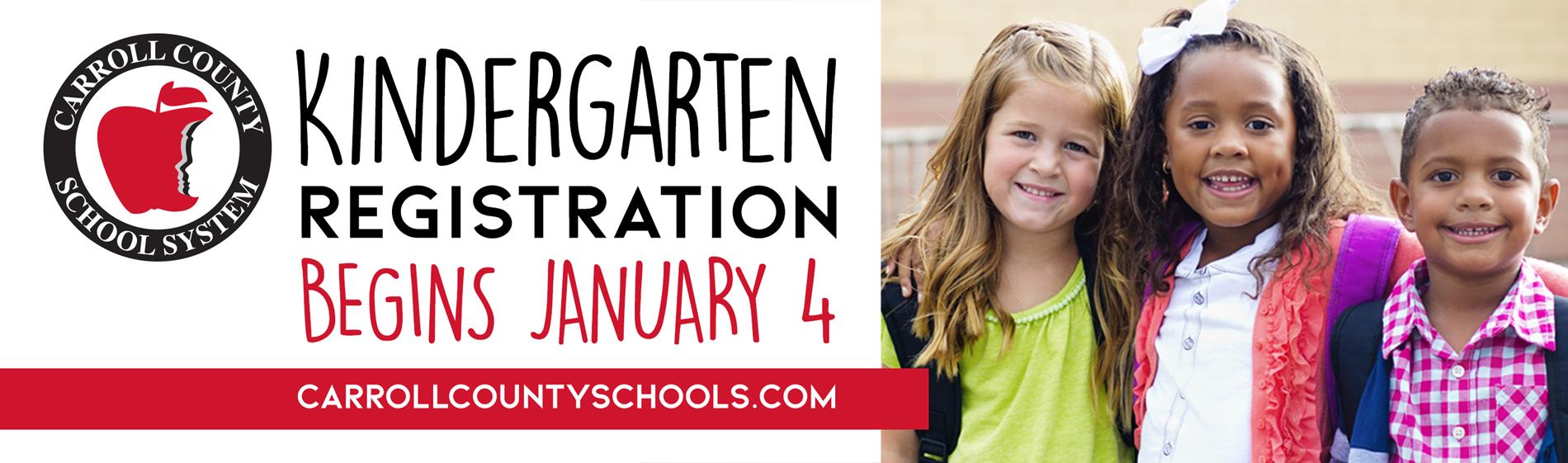 kindergarten Registration banner