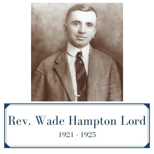 Rev. Wade Hampton Lord