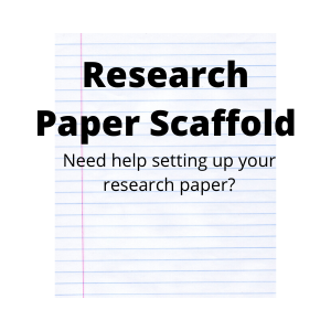Research Paper scaffold