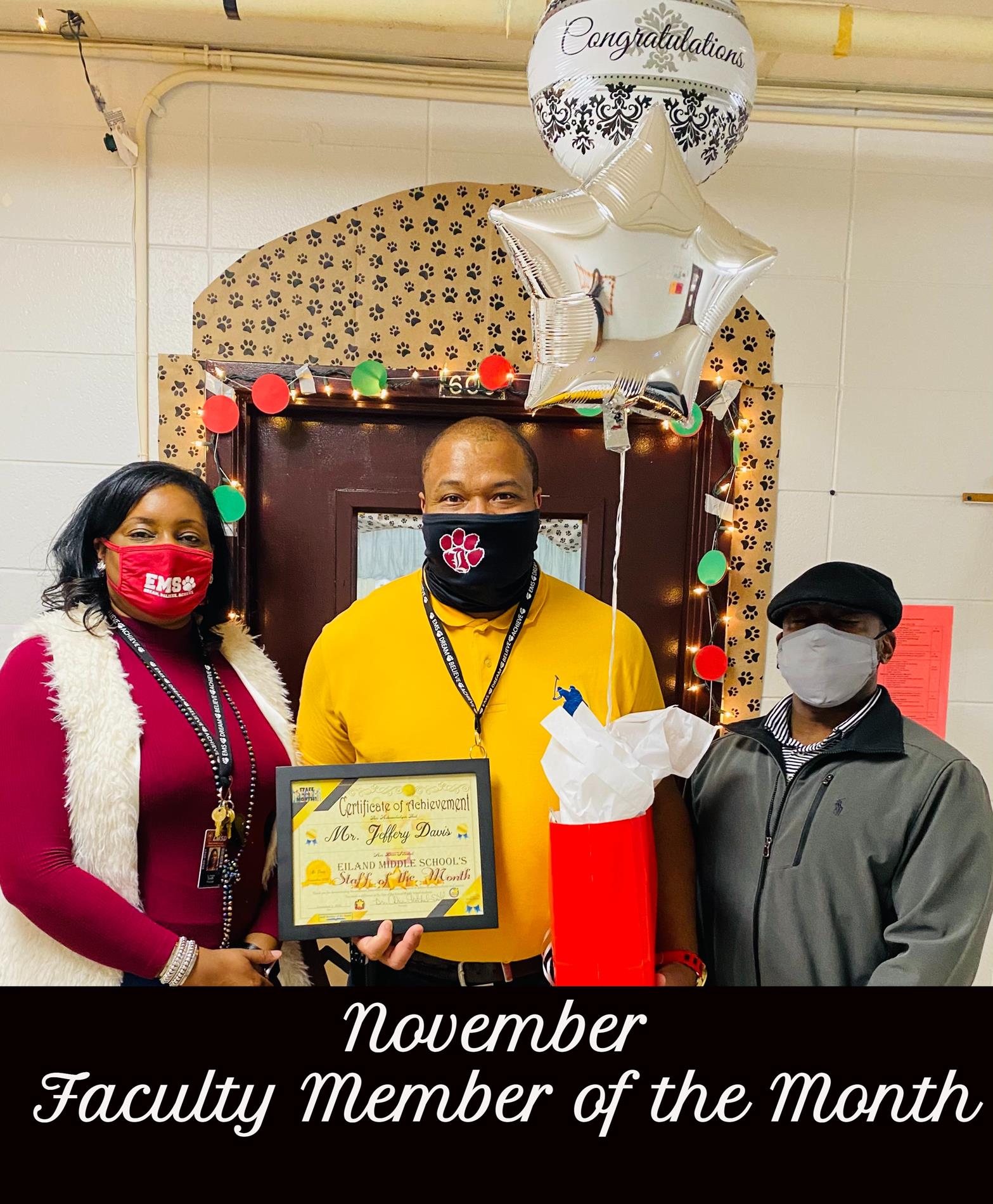 Teacher and Staff of the Month 